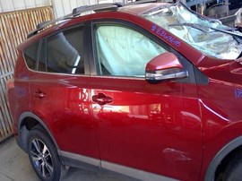 2018 TOYOTA RAV4, BURGUNDY,  XLE MODEL, 2.5L, AWD,  Z26365